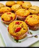 Strawberry banana muffin