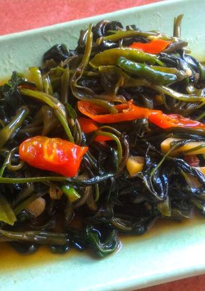 Foto resep 16. Cah Kangkung Balacan #BikinRamadhanBerkesan