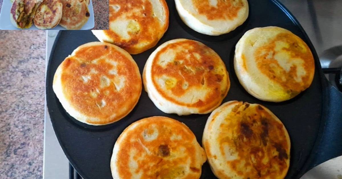 Receta para la cena / pan relleno delicioso y sin horno ? Receta de Comida  de Marruecos Con Hakima - Cookpad