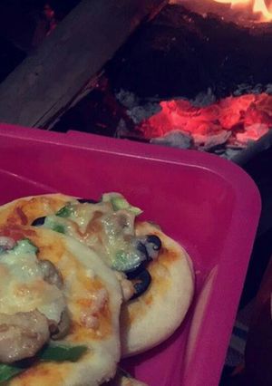 صورة لوصفة بيتزا دجاج