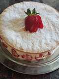 Alfajor gigante de frutillas
