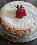 Alfajor gigante de frutillas