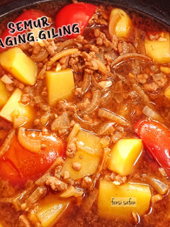 Foto resep Semur Daging Giling