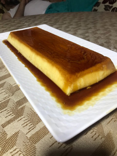 Una foto de Flan de nata y leche condensada