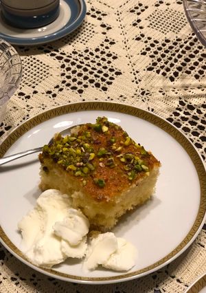 Φωτογραφία της συνταγής Ραβανί με φιστίκι Αιγίνης