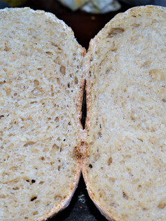 Una foto de Pan de campo con masa madre