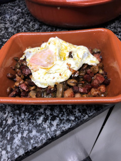 Una foto de 16. Habitas frescas con jamón (principal verdura)