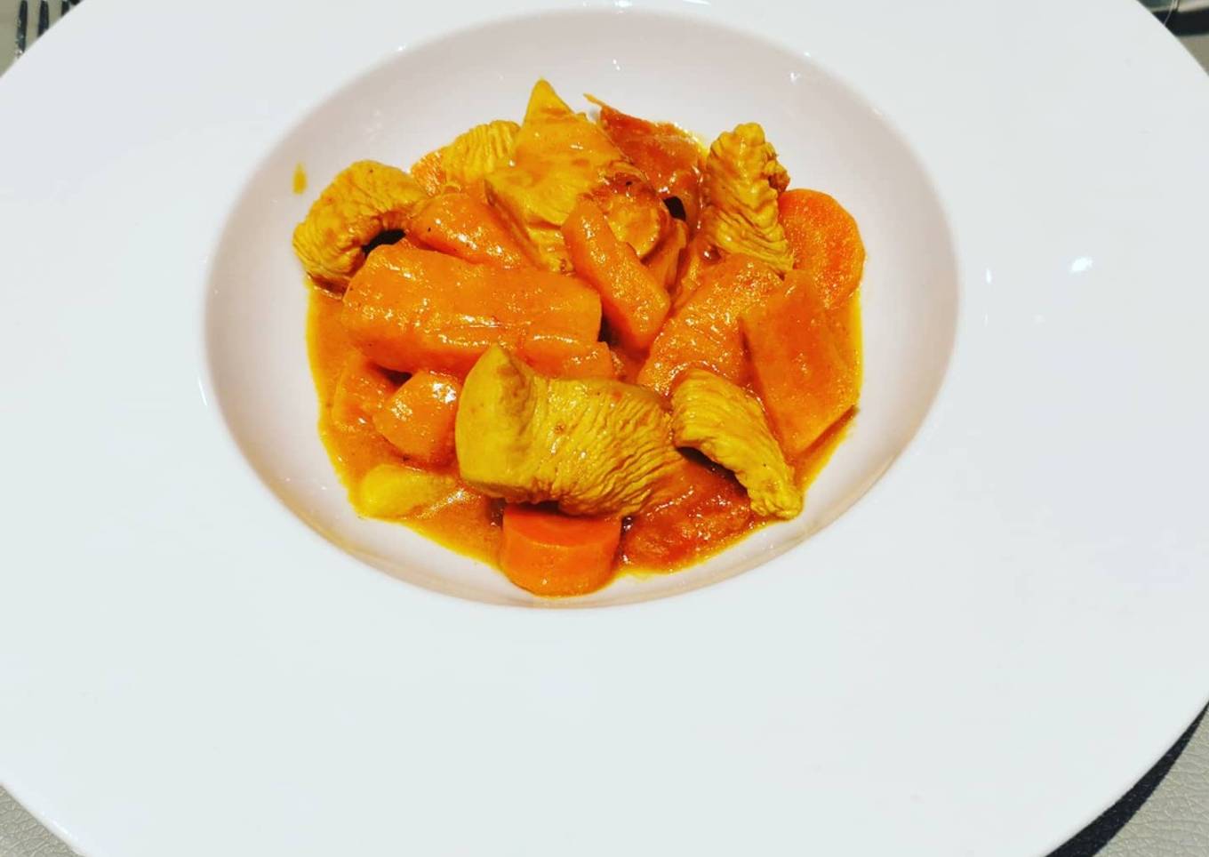 Poêlée de patate douce