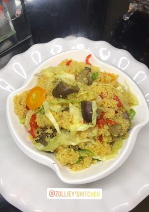 A picture of Vegetable couscous.