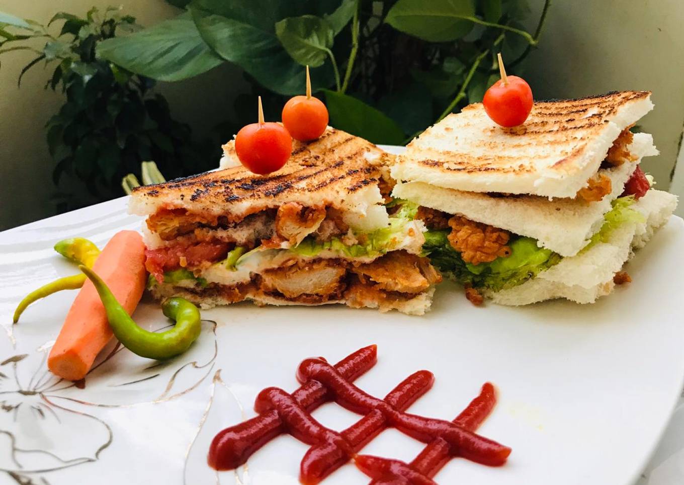 Grilled Sandwich tower