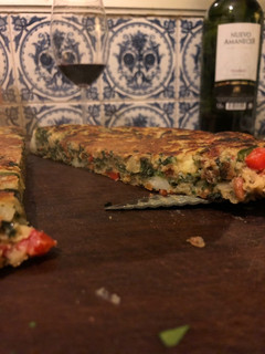 Una foto de Tortilla Sin 🥚 !!😉👌🏼🌱❤️