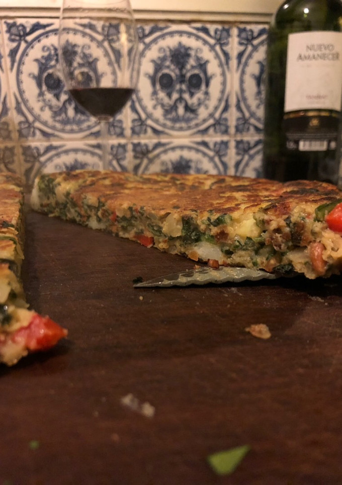 Una foto de Tortilla Sin 🥚 !!😉👌🏼🌱❤️