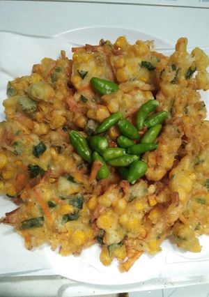 Foto resep Bakwan jagung dan wortel renyah