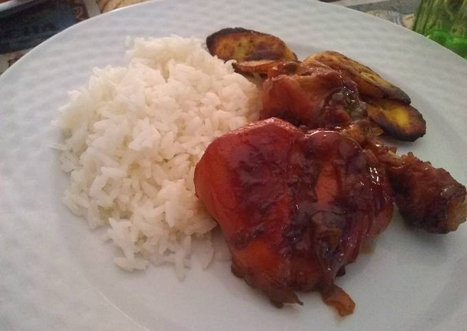 Pollo negro azucarado Receta de Betsabé Irene Valor Cásseres- Cookpad