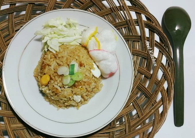 Nasi goreng telur asin.. Asli gurih bangettt