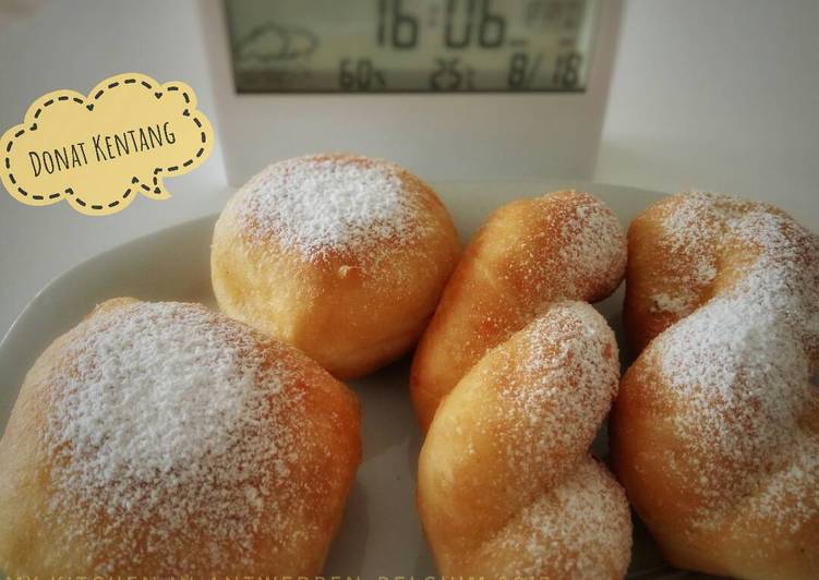 Anti Ribet, Membuat Donat Kentang super empuk Irit Anti Gagal