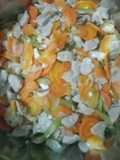 Tumis Bakso Wortel Buncis