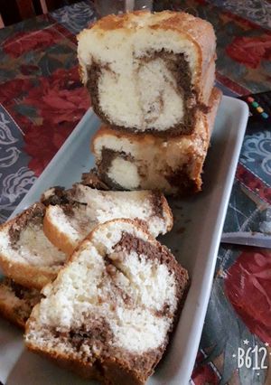 Una foto de Budín marmolado
