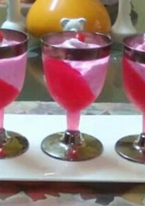 A picture of Watermelon mousse.