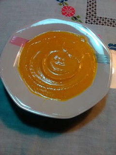 Una foto de Crema de calabaza