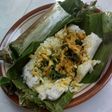 Nasi Bakar Ayam Suwir tidak pedas