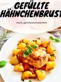 Gefüllte Hähnchenbrustfilets mit Sherry-Kartöffelchen