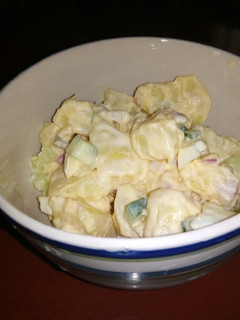A picture of Simple creamy potato salad.