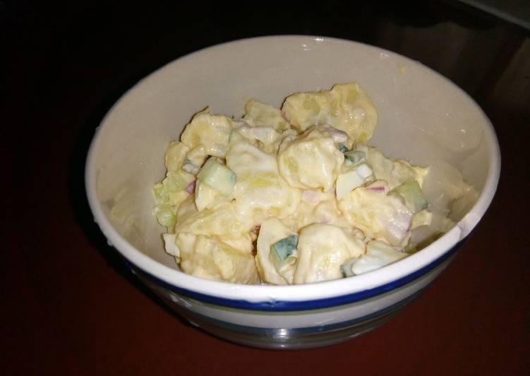 Step-by-Step Guide to Prepare Homemade Simple creamy potato salad
