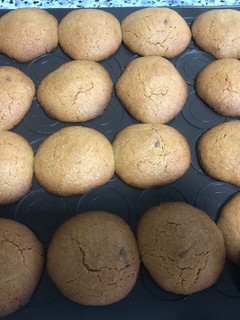 Una foto de Galletas de crema de cacahuete y chocolate