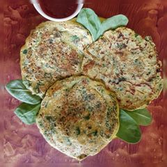 A picture of Spinach Pancake.