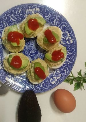 Una foto de Huevos rellenos