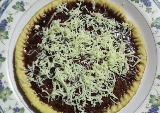 Pie susu coklat keju teplon