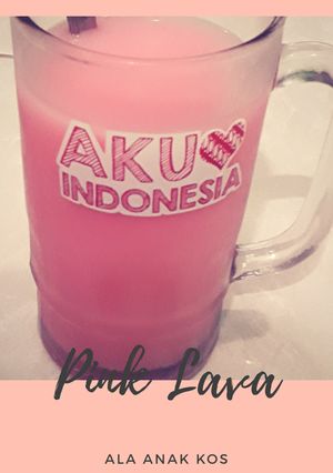 Foto resep Pink Lava Richeese ala anak kos