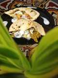 Pita bread with mince filling