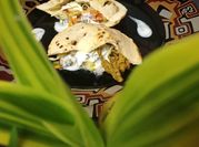 A picture of how make pita bread fillings