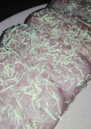 Foto resep Roti ubi ungu isi blueberry