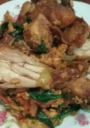 Foto resep Ayam penyet sambel tempe
