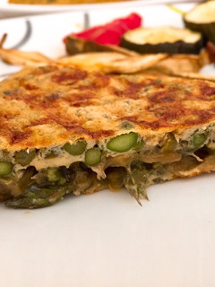 Una foto de Tortilla de espárragos trigueros