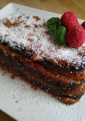 Foto principal de Tarta fría de zanahoria y chocolate