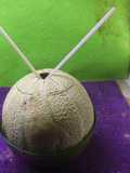 Sorbete de melón cantaloup con sangría