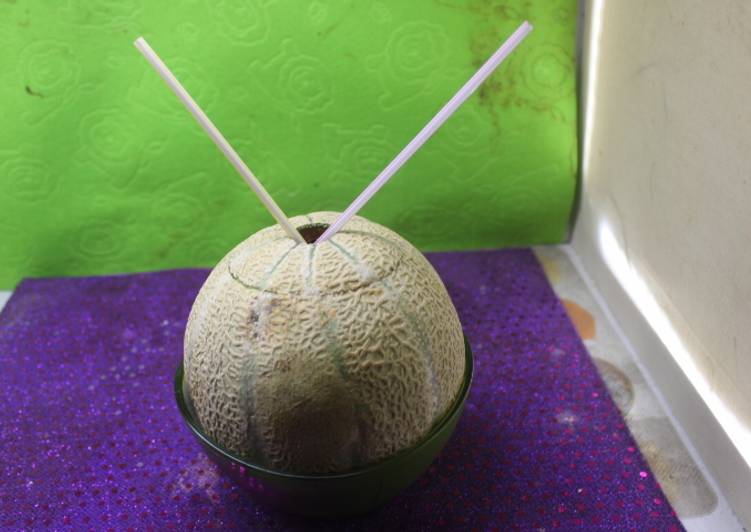 Sorbete de melón cantaloup con sangría