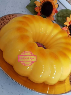 عکسی از دستور دسر مشکوفی زعفرانی افطار🍮