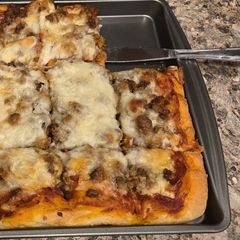 A picture of Homemade Garlic Pizza Dough.