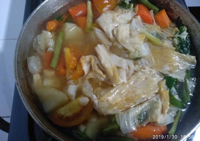 Resep Sop Kembang Tahu Oleh Et Cookpad