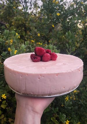 Una foto de Cheesecake de frambuesa ❤️