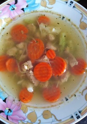 Zöldséges gyors leves recept fotója