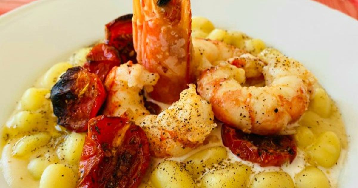 Ricetta Gnocchetti Di Patate, Gamberoni E Stracciatella di Nico ...