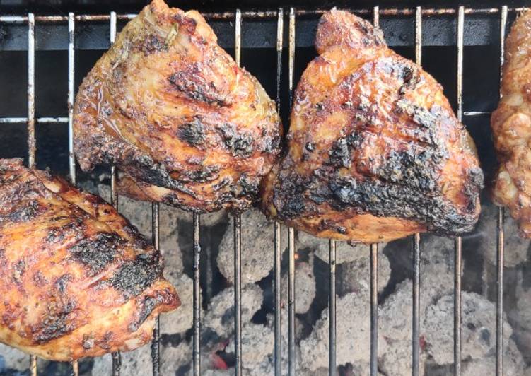 Step-by-Step Guide to Make Quick Marinaded BBQ chicken thighs