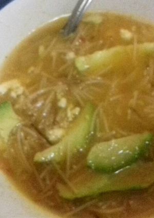 Una foto de Sopa de fideos