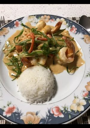 รูปของ กุ้งครีมมีเคอรี่ซอส